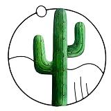 CRAFIA Cactus Wall Metal Art Western Decor Boho Southwestern Desert Artwork Modern Farmhouse Living Dining Room Neutral Nature Southwest Home Decorations