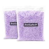 PetSafe ScoopFree Premium Crystal Cat Litter (Two 4.3 Lb Bags of Litter - 8.6 Lb Total) Kitten Litter Quickly Absorbs Urine, Dries Solid Waste, Eliminates Odors 5 Times Faster, Lavender Scent