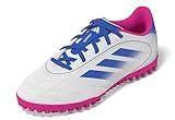 adidas Goletto IX Turf Sneaker, White/Bright Royal/Team Shock Pink, 4 US Unisex Big Kid