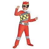 Disguise Red Ranger Dino Charge Toddler Classic Costume, Large (4-6)