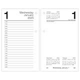 AT-A-GLANCE 2025 Desk Calendar Refill, Daily, 3-1/2" x 6", Standard, Loose-Leaf (E7175025)