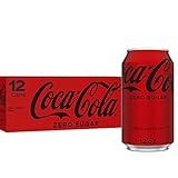 Coke Zero Sugar Cola Soda, 12 oz, 12 Pack (Package May Vary),Rich brown