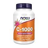 NOW Foods Supplements, Vitamin C-1,000 with 100 mg of Bioflavonoids, Antioxidant protection*, 100 Veg Capsules