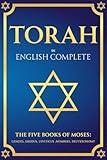 Torah in English Complete: The Five Books of Moses — Genesis, Exodus, Leviticus, Numbers and Deuteronomy. Large Print Edition