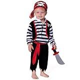 Spooktacular Creations Halloween Baby Pirate Costume, Infant Pirate Outfit Set with Accessory for Toddler Pretend RolePlay Dress Up Themed Party (1824. 18-24 mos)