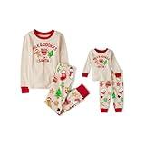 The Children's Place Baby 2 Piece and Kids, Sibling Matching, Holiday Pajama Sets, Cotton, Milk and Cookies for Santa