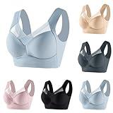 Prime Overnight Eligible Items,Samples for Prime Members Free, Sport Bras for Women Plus Size No Underwire Breathable Bras Full Coverage Wirefree Soft Cotton Bra Everyday Bras 2024