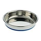 Our Pet's DuraPet Stainless Steel Non-Slip (Cat Food Bowl or Water Bowl) (Holds up to 1 Cup of Dry Food or Wet Food) Easy to Clean