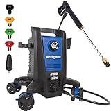 Westinghouse ePX3100 Electric Pressure Washer, 2300 Max PSI 1.76 Max GPM with Anti-Tipping Technology, Onboard Soap Tank, Pro-Style Steel Wand, 5-Nozzle Set, for Cars/Fences/Driveways/Home/Patios