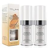 ReviGLam TLM Colour Changing Liquid Foundation Hides Wrinkles & Lines, BB Cream Makeup Base Concealer Cover Moisturizing Fluid for all Skin Tone SPF15, Pack of 2