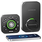 ULTRALOQ U-Bolt Pro Smart Lock, Keyless Entry Door Lock via Bluetooth, Smartphone, Fingerprint ID, Anti-peep Keypad, Auto Unlock, Smart Lock for Front Door, Smart Deadbolt Lock, IP65 Waterproof