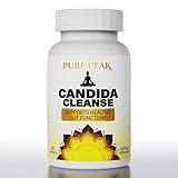 Pure Peak Candida Cleanse - Gut & Colon Support (60 Capsules) - for Men & Women - Natural Herbs for Intestinal Detox - Oregano Leaf, Wormwood, Black Walnut, Caprylic Acid