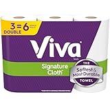 Viva Signature Cloth Paper Towels, 3 Double Rolls, 86 Sheets per Roll