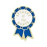 Anderson's Blue Ribbon Student of the Month Award Pin Pack, Set of 25, Lapel Pins, Student Recognition, Rewards