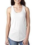 NEXT LEVEL APPAREL Racerback Tank (N1533) White, L