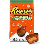 REESE'S Miniatures Milk Chocolate Peanut Butter Cups, Christmas Stocking Stuffer Candy Bulk Bag, 39.37 oz