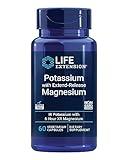 Life Extension Potassium with Extend-Release Magnesium – Heart health supplement for blood pressure support with two essential minerals – Non-GMO, vegetarian, gluten-free – 60 capsules