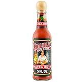 Cholula Hot Sauce, Extra Hot, Product of Mexico, Blend of Arbol & Piquin Peppers for Bringing Extra Hot Heat to Tacos, Eggs, Pizza and More, 5 fl oz