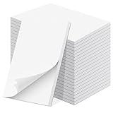 TKOnline 20 Pack 4 x 6 Inch Note Pads, White Scratch Pads for Writing, 50 Sheets Per Memo Pad for Writing, Blank Scratch Pads, Small Notebook for Office, School, Home, Grocery and Restaurant