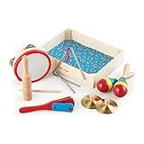 Melissa & Doug Band-in-a-Box Clap! Clang! Tap! - 10-Piece Musical Instrument Set