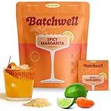 Batchwell's Spicy Margarita Mix Singles: Skinny Cocktail Mixers, Mocktails Non-Alcoholic Drinks - Portable Cocktail Mix and Mocktail Mixers, No Stevia, No Artificial Sweeteners, Made with Real Ingredients