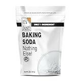 It's Just - Baking Soda, 100% Pure Sodium Bicarbonate, Food Grade, Non-GMO, Made in USA, Cooking, Baking, Aluminum Free (1.25 Pound)