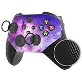 eXtremeRate ASR Version Redesigned Shell for Xbox Core Wireless Controller - Performance Rubberized Grip, Anti Sticks Rubbing Rings - Custom Faceplate for Xbox Series X & S Controller - Nebula Galaxy