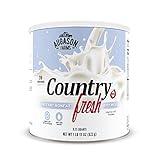 Augason Farms Country Fresh Instant Nonfat Dry Milk Can, Emergency Food Supply, Everyday Meals, 39 Servings