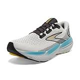 Brooks Men’s Glycerin 21 Neutral Running Shoe - Coconut/Forged Iron/Yellow - 10.5 Medium