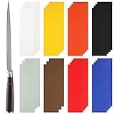 30 Pieces G10 Spacer Sheets 6.3 x 1.97 x 0.04 Inches Multicolored Knife Scale Liner Material Handle Liner Spacer Material for Knife Scales Making Supplies Tool Kit, 8 Colors