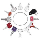 La Macaza 12PCS Heavy Equipment Keys Master Set, Construction & Agricultural Machinery Spare Parts