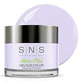 SNS Nail Dip Powder, Gelous Color Dipping Powder - Lavender Mist (Purple/Pastel, Cream) - Long-Lasting Dip Nail Color Lasts 14 Days - Low-Odor & No UV Lamp Required - 1 OZ