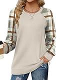 Saloogoe Oversized Sweatshirts for Women Loose Fit Cozy Sweaters Holiday Outfits 2024 XL