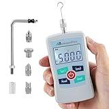 Mxmoonfree 5N Digital Force Gauge Push Pull Gauge Portable Force Meter with Units N/LB/Kg/Oz, Storage Case, Auto Backlit LCD, Auto Power-Off for Teaching School Lab Mechanical Physics (ZMF-5N)
