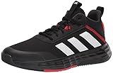 adidas Men's Own The Game 2.0 Basketball Shoe, Black/White/Carbon, 10