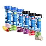 Nuun Sport + Caffeine Electrolyte Tablets – Dissolvable in Water, Variety Pack | 5 Essential Electrolytes for Hydration | 1g Sugar Drink Mix | Vegan, Non-GMO | 6 Pack (60 Total Servings)