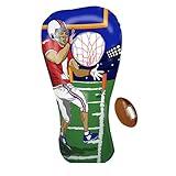 Island Genius Inflatable Football Toss Party Game, 60-Inch Football Player Football Target Practice for Kids, Football Games for Kids Party, Football Toys Football Games for Boys 8-12 Girls & Family