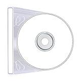 Mr-Label Standard Tear-Resistant CD/DVD Labels - Inkjet/Laser Printing - Permanent Adhesive White Matte - Dia. 4-5/8" on Letter Sheet - 20 Disc Labels 40 Spine Labels