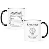 Cabtnca Engineer Gifts, Gifts for Engineers, Mechanical Engineering Gifts, Engineer Gifts for Men, Aerospace Engineering Gifts, Christmas Birthday Gifts for Engineers, Engineer Mug, 11 Oz