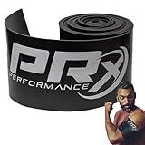 PRx Performance Muscle Compression Floss Band - Recovery & Mobility Enhancement, Gym Ready Compression Band, Improved Circulation, Reduced Soreness, Enhanced Stretching, Knee Tack & Floss Strap - 1mm