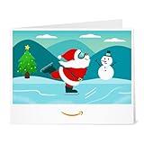 Amazon Gift Card - Print - Skating Santa