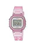 Casio LA20WH Series | Women's Digital Watch | Pink | Water Resistant | LED Light | Auto Calendar | Date Display | 1/100 SEC Stopwatch | Regular Time Keeping (HR, Min, SEC, PM, Date, Day) | 5 Yr Batt