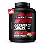 Whey Protein Powder , MuscleTech Nitro-Tech Whey Gold Protein Powder , Whey Protein Isolate Smoothie Mix , Protein Powder for Women & Men , Vanilla Protein Powder, 5 lbs (69 Serv)-package varies