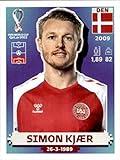 2022 Panini Stickers: Road to FIFA World Cup Qatar 2022#DEN6 Simon Kjær Denmark Soccer Sticker