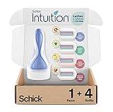 INTUITION Schick Razors for Women Variety Pack with 1 Razor Handle & 4 Intuition Razor Blades Refill | Shaving Kit Women, Girls Shaving Kit Beginners, Razor Gift Set for Women, Razor Starter Kit