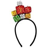 Needzo Colorful Christmas Headband, Festive Holiday Party Accessory for Women or Girls, One Size Fits Most (Gifts)