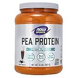 NOW Foods Sports Nutrition, Pea Protein 24 g, Easily Digested, Creamy Chocolate Powder, 2-Pound