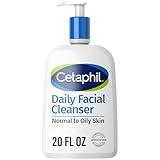 Cetaphil Face Wash, Daily Facial Cleanser for Sensitive, Combination to Oily Skin, 20 oz, Gentle Foaming, Soap Free, Hypoallergenic