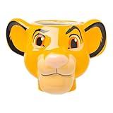 Silver Buffalo Disney Lion King Simba King of the Jungle 3D Sculpted Mug, 20 Ounces