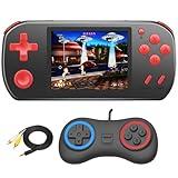 Great Boy Handheld Games for Kids Aldults with 270 Classic Retro Video Game 3.0'' Color Screen TV Output Rechargeable Arcade Gaming Player,Support 2 Players Gamepad Birthday Xmas Gift (Black)